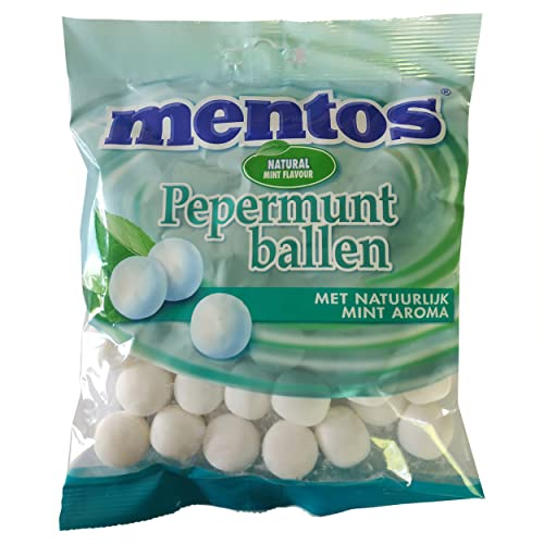 Pfefferminztabletten | Mentos | Pfefferminzbällchen | Gesamtgewicht 220 Gramm von MENTOS