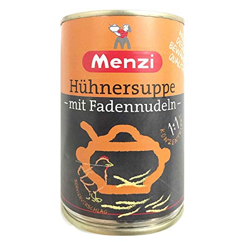 Menzi Hühnersuppe mit Fadennudeln (400ml Dose) von MENZI GmbH