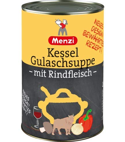 Kessel Gulaschsuppe mit Rindfleisch von MENZI, 4.200g von MENZI