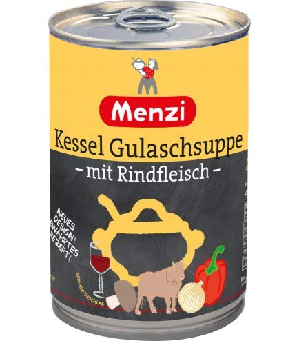 Kessel Gulaschsuppe mit Rindfleisch von MENZI, 400ml von MENZI