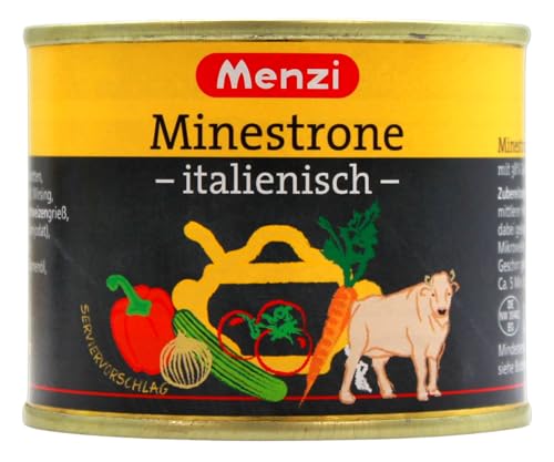 Menzi italienische Minestrone, 8er Pack (8 x 5 x 200ml Dose) von MENZI