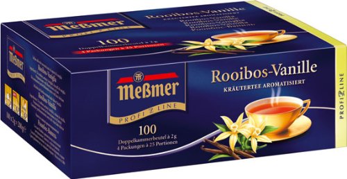 Meßmer ProfiLine Rooibos Vanille 100 x 2 g, 1er Pack (1 x 200 g) von Meßmer