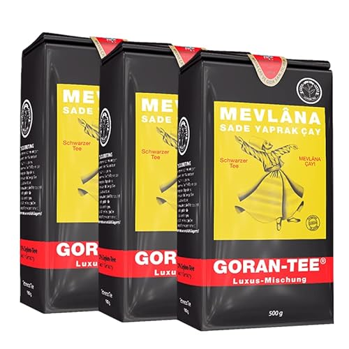 MEVLANA SADE YAPRAK CAY GORAN-TEE Luxus-Mischung 3 x 500g Mevlana Goran Tee Luxusmischung - Lüks siyah yaprak cay von MEVLANA SADE YAPRAK CAY GORAN-TEE Luxus-Mischung