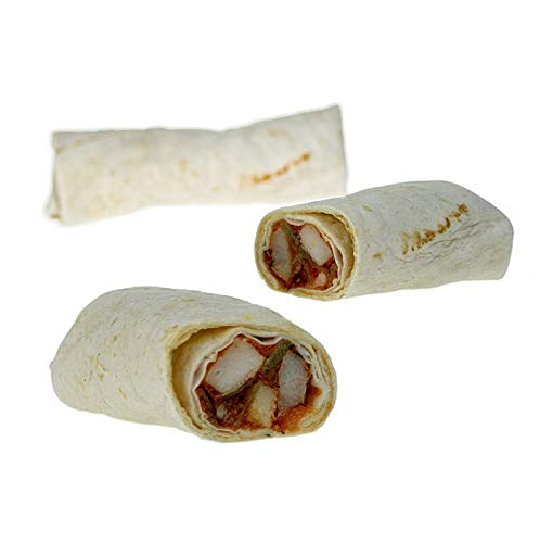 Burritos Pollorito, Weizentortillas, pikante Geflügelfüllung, TK, 3,2 kg, 40 x 80g von MEX-AL GmbH