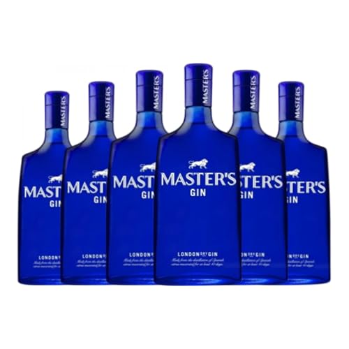 Gin MG Master's London Dry Gin Medium Flasche 50 cl (Karton mit 6 Medium Flasche von 50 cl) von MG Destilerías SL