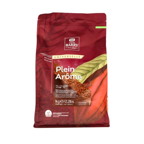 Callebaut Plaine Arome Cacao 1kg Kakaopulver + Gratis Migase Teigkarte von MIGASE