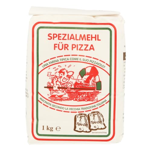 Frießinger Pizzamehl mit einer Teigkarte (6x1kg) von MIGASE