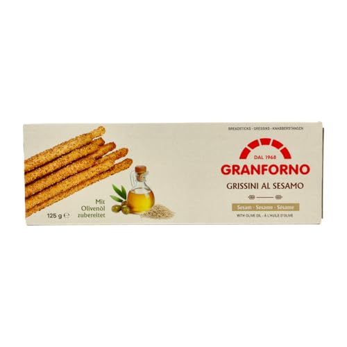 Granforno Grissini mit Sesam 12x125g Sparpaket + Gratis Teigkarte von Migase von MIGASE