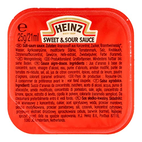 Heinz Dippots Sweet & Sour 100x25g, praktische Portionen süß-sauer. von MIGASE