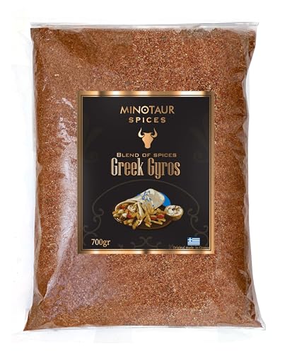 Minotaur Spices | Greek Gyros Gewürz 700 g | Gewürzmischung für Schweinefleisch im Beutel von MINOTAUR