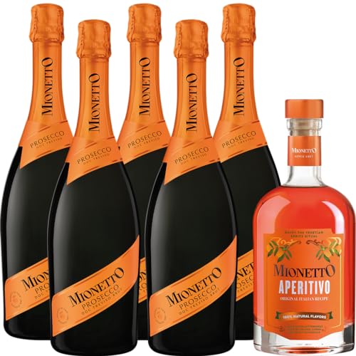 Aperitivo Spritz Paket: 1 x Mionetto Aperitivo & 5x Mionetto Prosecco D.O.C. Treviso Brut Prestige (Spumante) von MIONETTO