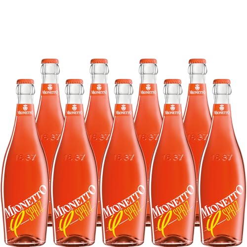 Mionetto IL Spritz Aperitivo, Orangen und Zitrusfrüchte (9x0,75l) Aktionspaket, Weinhaltiges Getränk aus Italien, sommerliche Alternative zu Sekt oder Weißwein von MIONETTO