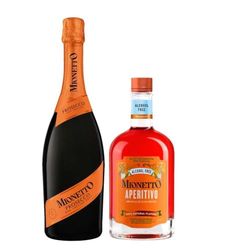 Mionetto Prosecco Spumante DOC Treviso Brut (1x0,75l) und Aperitivo Alkoholfrei (1x 0,5l), Genussbundle von MIONETTO