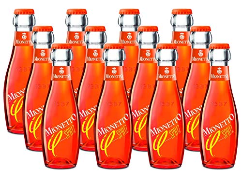 Mionetto il SPR!Z (12 x 0,2 l) angenehm bittersüßer Aperitivo in praktischer Kleinflasche; fertig-gemischter Spritz / Sprizz; erfrischend italienisch im Geschmack; Aromen von Orange und Zitrus von MIONETTO