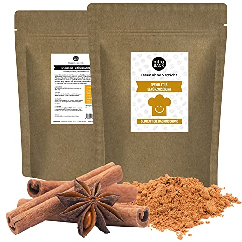 MITOBACK - Spekulatiusgewürz-Mischung 1 x 100 g zum Backen - Spekulatius-Gewürzmischung mit Zimt, Koriander & Muskatblüte für Weihnachts-Plätzchen - Spekulatius Weihnachts-Gewürz ohne Zucker von MITOBACK