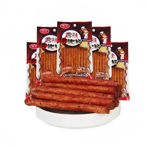 MKSDDF-38g*5er-Pack Latiao Würzige Streifen Chinesische Snacks Latiao Snack Latiao Chinese Snack Chinese Snacks Spicy Sticks Latio Chinese Snack Chinesische Nudeln Snacker von MKSDDF