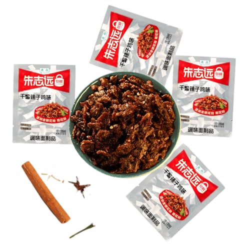 MKSDDF Chinesische Snacks, asiatische Snacks, asiatische Snacks, chinesische Snacks, 12 g x 10 Packungen, vegetarische Rindersehnen, kandierte Haws-Spieße, würzige Streifen, Latiao, Latioa von MKSDDF