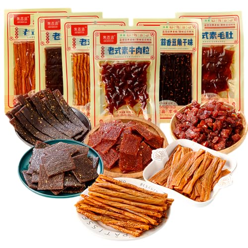 MKSDDF Latiao Latioa Würzige Streifen, verschiedene Arten von Kombinations-Geschenkpackungen, chinesische Snacks, asiatische Snacks, 82 g x 6 Packungen von MKSDDF