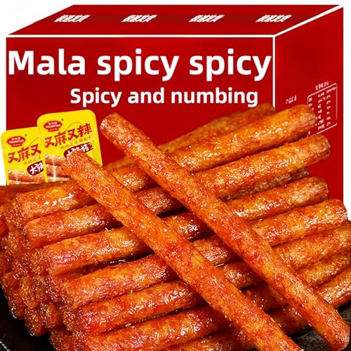 MKSDDF -latiao Strips Spicy Strips Classic Spicy Strips Spicy Snacks Chinesische Snacks Asiatische Snacks Würzige Streifen 10 Packungen von MKSDDF