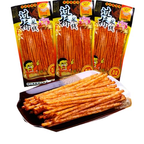 MKSDDF –latiao klassische chinesische Gewürzstreifen,Gewürzstreifen, klassische Gewürzstreifen, Gewürzstreifen, chinesische Snacks, asiatische Snacks (5 paquetes) von MKSDDF