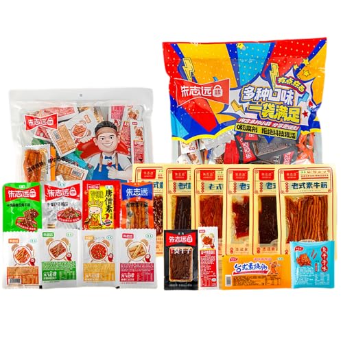 latiao latioa Classic Spicy Stripes Geschenkpackung, chinesische Snacks, würzige Streifen, asiatische Snacks, würzige Streifen, Geschenkpackung Latiao (Stil 1 (800 g)) von MKSDDF