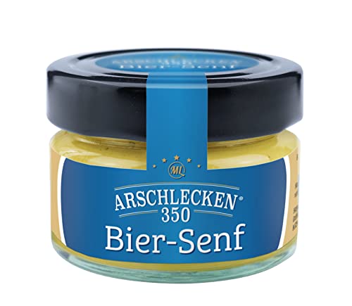 Original Arschlecken350 Biersenf 230g Original aus der Arschlecken350 Kollektion Geschenk zur Grillparty von ML ARSCHLECKEN 350