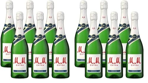 MM Extra Sekt Trocken (6 x 0,75l) (Packung mit 2) von MM Extra