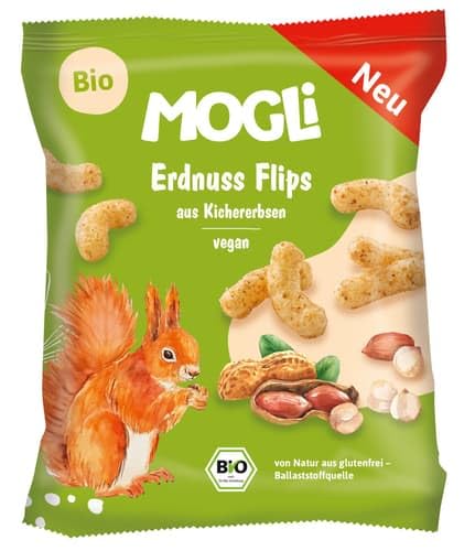 Mogli Bio Erdnuss Flips mit Kichererbsen (0.03 kg) von MOGLi