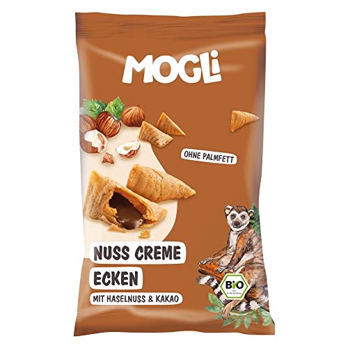 Mogli Nuss Creme Ecken - Haselnuss & Kakao, 30g (6er Pack) von MOGLi