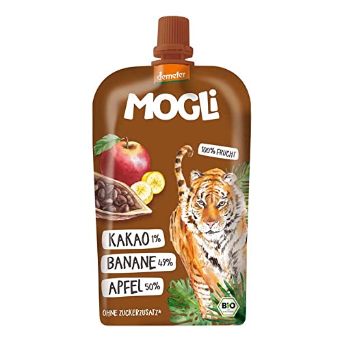 Mogli - Quetschi Banane-Kakao - 120 g - 6er Pack von MOGLi