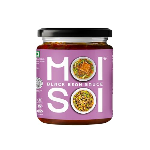 MOI SOI Black Bean Sauce | Cook | Dip | Spread | Marinate-Stir Fry Cooking Sauce | Vegan Friendly | No MSG | No Artificial Colour | Shipped Fresh | Chinese Sauce | Oriental Sauce | Asian Sauce, 175 gm von MOI SOI