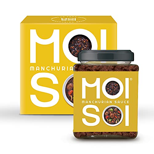 MOI SOI Manchurian Sauce | Stir Fry Sauce | Use it to Cook Rice or Noodles | Use it as a Spread on Your Rolls or Sandwiches | Use it as a Dip | No MSG, 175 gm von MOI SOI