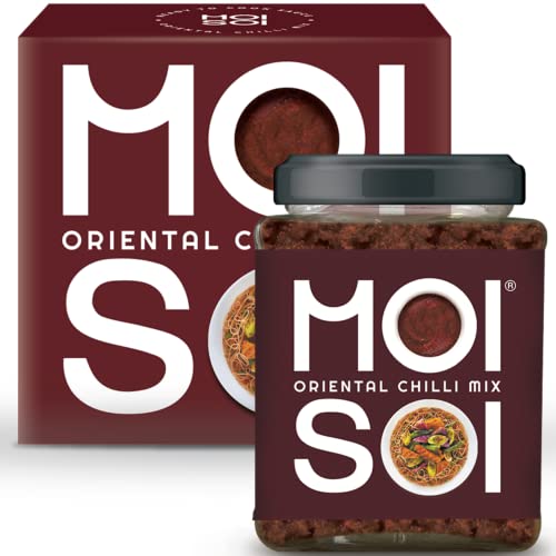 MOI SOI Oriental Chilli Mix | Premium Quality All Purpose Chilli Paste | Cook | Dip | Spread | Vegan Friendly, 175 gm von MOI SOI