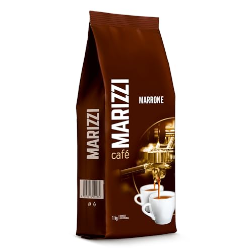 MARIZZI® Marrone - 1kg - 100% Arabika- Kaffeebohnen - Frisch Geröstet - Aus der besten Ernte Amerikas - Ideal Für Espressomaschinen - Ausgeprägter Leicht süßer Geschmack - Whole Coffee Beans von MOKATE