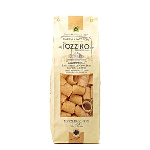 Pastificio F.lli Iozzino - Hartweizen Pasta g.g.A - Mezzi Paccheri 3Kg (6x500g) von MOLINO E PASTIFICIO - F,LLI IOZZINO