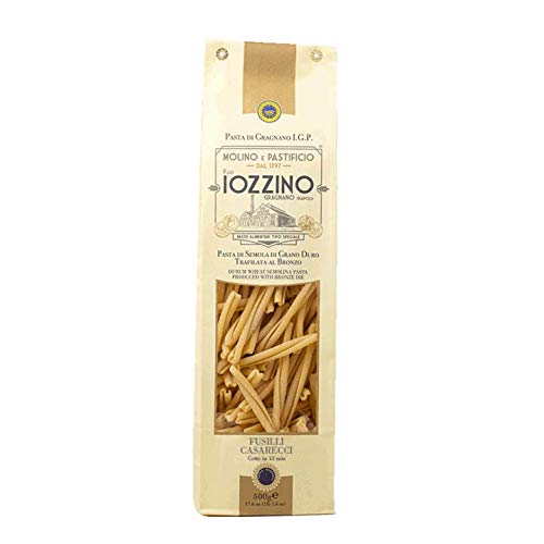 Pastificio F.lli Iozzino - Hartweizen Pasta g.g.A - Fusilli Caserecci 3Kg (6x500g) von MOLINO E PASTIFICIO - F,LLI IOZZINO