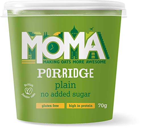 Moma Porridge Pot Plain No Added Sugar Gluten Free - Pack Size = 12x70g von MOMA