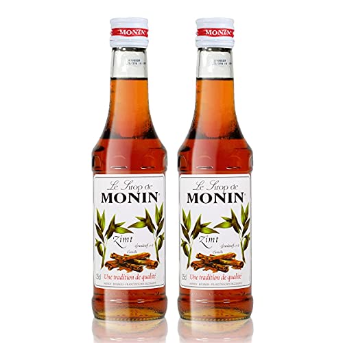 2x Monin Zimt Sirup, 250 ml Flasche von MONIN