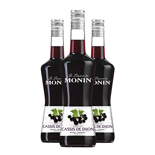 Monin Cassis De Dijon-Lik?r (1 x 0.7 l), 3er Pack von MONIN