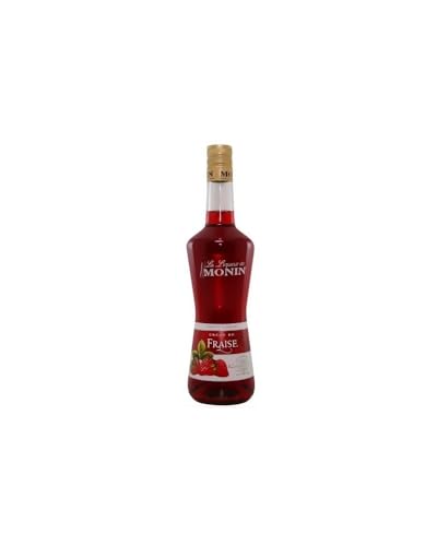 Monin Creme de Fraise Erdbeer - Likör, 1er Pack (1 x 700 ml) von MONIN