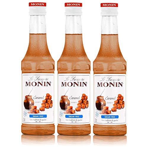 Monin Sirup Caramel Light, 0,25L 3er Pack von MONIN