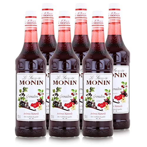 Monin Sirup Grenadine, 1,0L, 6er Pack von MONIN