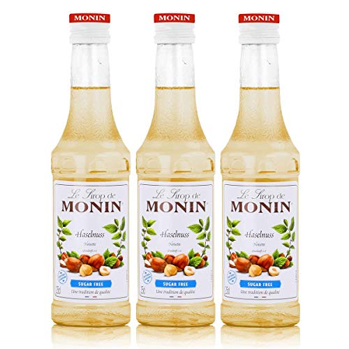 Monin Sirup Haselnuss Light, 0,25L 3er Pack von MONIN