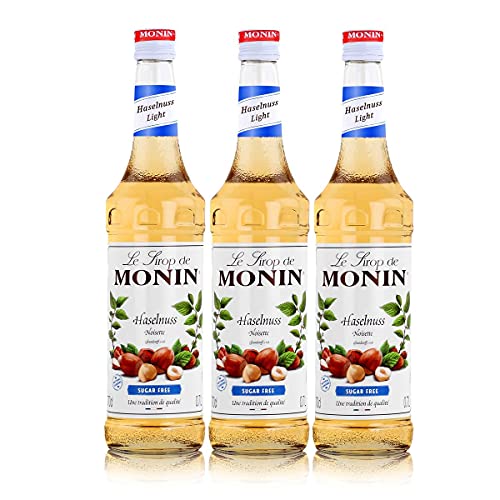 Monin Sirup Haselnuss Light, 0,7L 3er Pack von MONIN