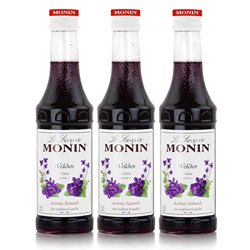 Monin Sirup Veilchen 0,25 l, 3er Pack von MONIN