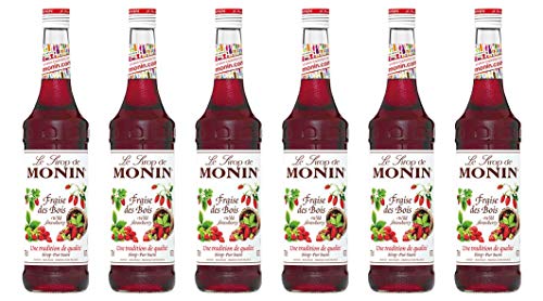 Monin Sirup Wild Strawberry 700ml, 6er Pack von MONIN