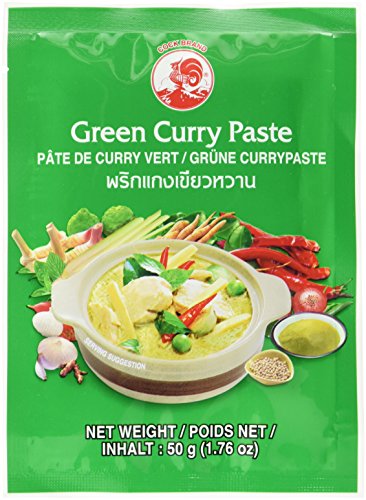 Cock Currypaste, grün, 50 g Packung von MOONMN