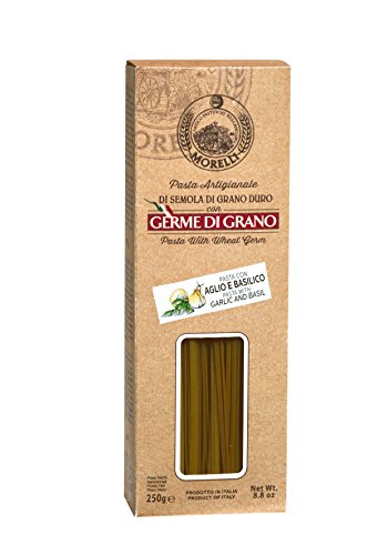 Antico Pastificio Toscano MORELLI - The boxes - Linguine Garlic and Basil (250 gr) von MORELLI