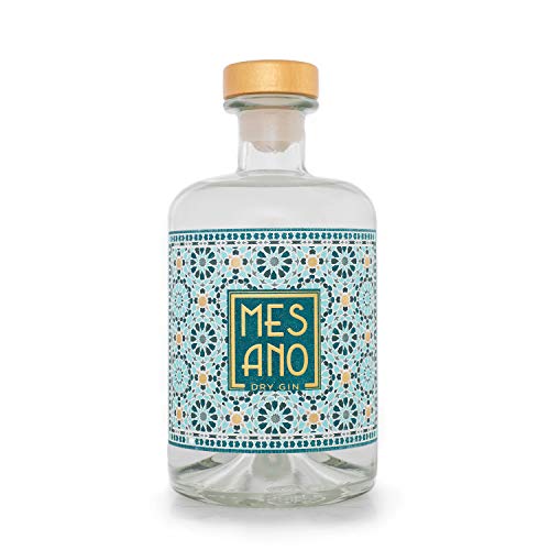 MESANO Dry Gin (1x 0,5l) - Blutorange, Zitronengras, Minze & Nelke von MOSAIK Dry Gin