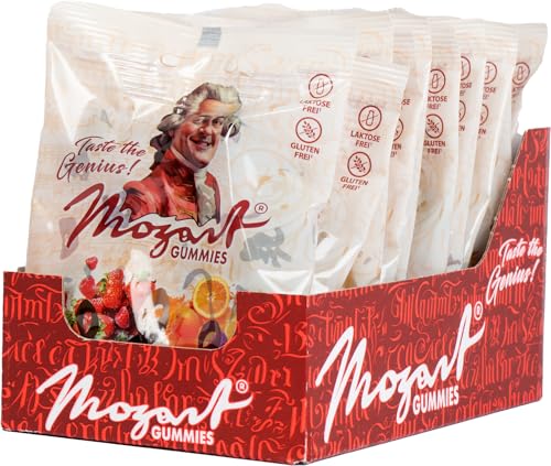 Mozart Gummies im 10er Pack - Bio-Fruchtgummis aus Österreich - Fruchtgummi-Großpackung mit 1 KG - Fünf Geschmacksrichtungen von MOZART GUMMIES